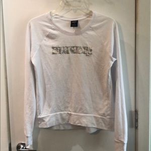 Reebok white long sleeve shirt